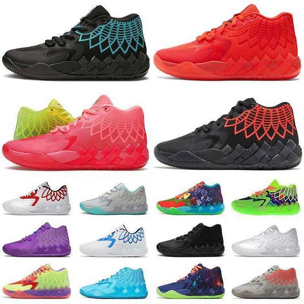 

mens lamelo ball shoe mb 01 basketball fashion rick and morty buzz city queen city purple black blast galaxy not from here