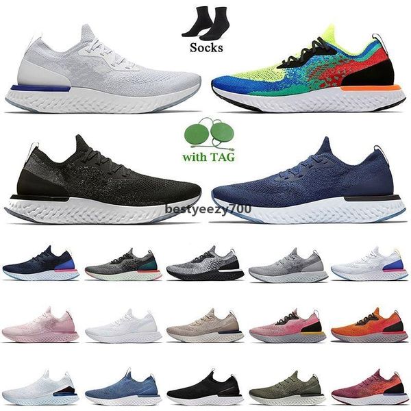 

shoes outdoor jogging sport epic v1 v2 running shoes fk 2022 women mens all white black light grey navy blue pink cookie ppr nvt