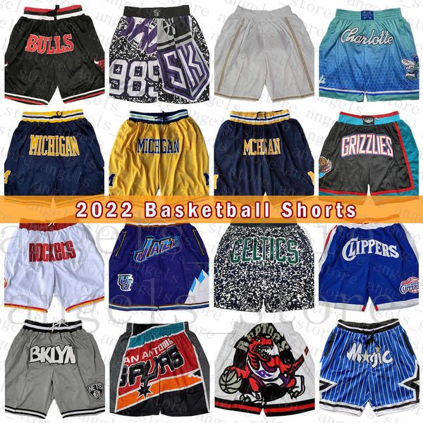 

just dun university of michigan 2022 basketball shorts''nba''mitchell ness 006, Black;red