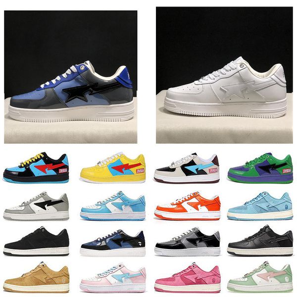 

designer shoes men women bapestas casual sneakers platform new color camo luxury outdoor low monkey shape stars sta shoes size 36-45