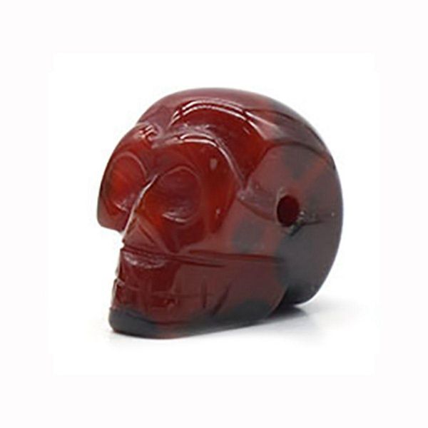

loose gemstones 2m natural carnelian skl figurine reiki healing energy stones ornaments carved statue gemstone home decor halloween dhki5, Black