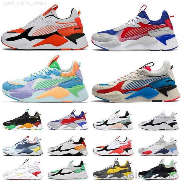 

new blue atoll bright peach mens trainers fashion sports sneakers rs-x reinvention toys transformers men women casual shoes f6p