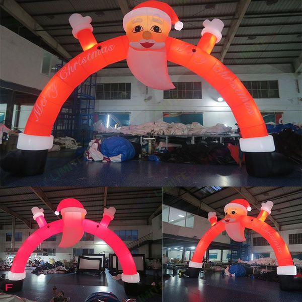 

inflatable activities 26ft 8m christmas archway outdoor candy gift box entrance arch for holiday decoration