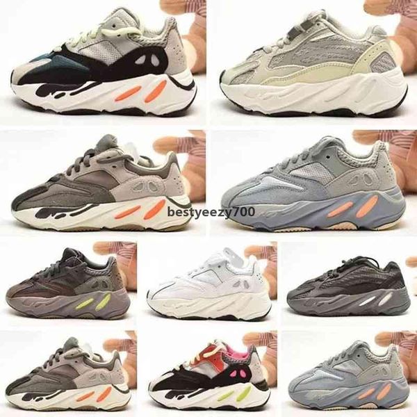 

shoes with original box new shoes fashion athletic 700 v2 children shoe infants kids running shoes boys girls sneake zyy uws, Black