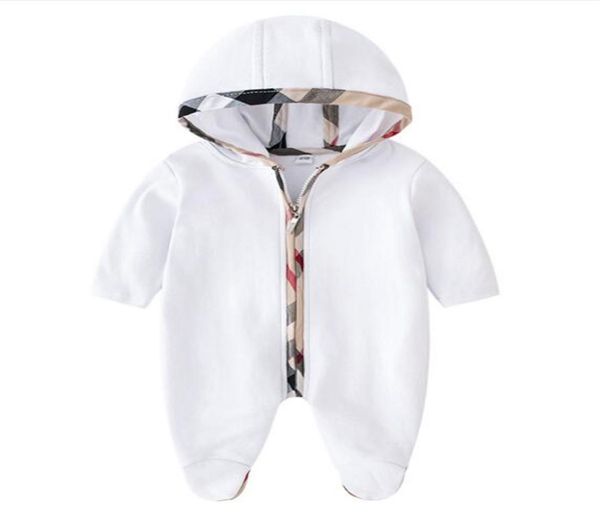 

designer kids clothing set newborn baby rompers spring autumn baby boy girls clothes cotton lovely infant jumpsuits3417473, White
