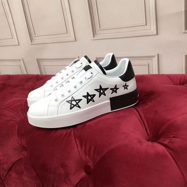

mans arrival casual shoes white black red fashion mens women leather breathable shoes open low sports sneakers hc191006 asdsasdasad, Red;white