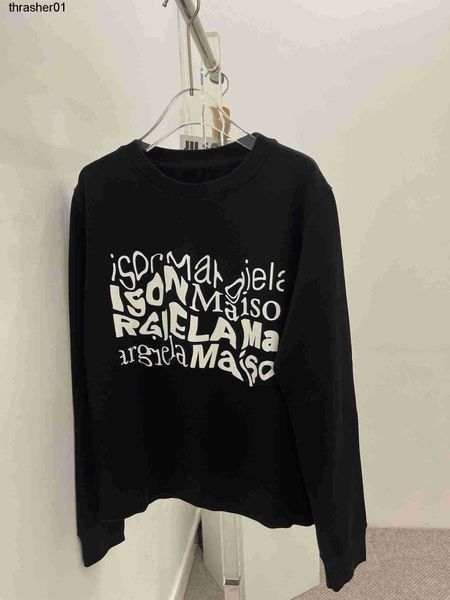 

men's hoodies sweatshirts autumn new designer men's women's letter printed round neck long sleeve sweater fashion hoodie, Black