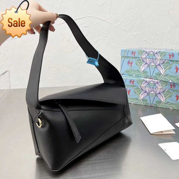 

luxury designer handbag 2022 new luoyiwei geometry armpit puzzlehobo one shoulder morandi color factory direct sale
