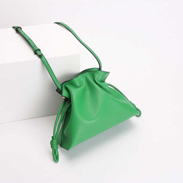 

designer bag women shoulde bags lady fashion casual handbags ruched string crossbody bag 2022 new arrival genuine leather hobos high quality