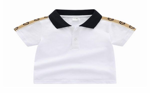 

summer baby boys clothes short sleeve polo shirts fashion toddler children tee casual sport outfits designers clothes 16y8309220, White;black