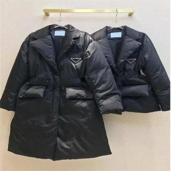 

brand designer autumn and winter 2022 down jacket women's short zipper hooded warm thickened leather clothing fashion casual men's, Black