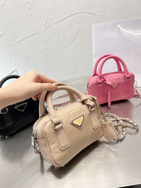 

canvas pillow bag designer shoulder bags luxury handbag crossbody bag fashion purse casual everything with three colors chain zipper