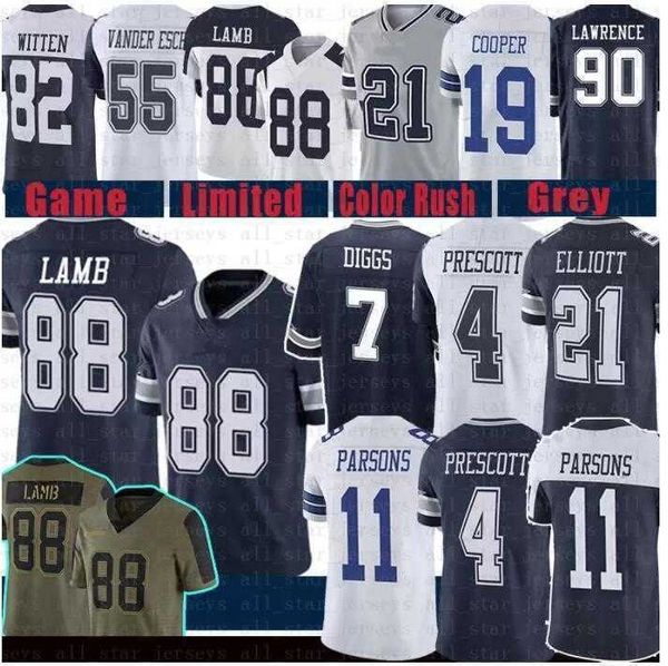 

custom mens womens youth ceedee lamb jersey dallas''cowboys''11 micah parsons trevon diggs dak prescott ezekiel elliott