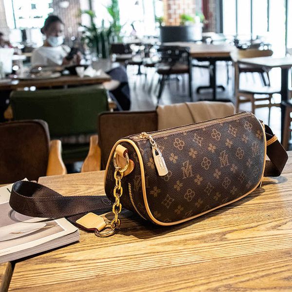 

stores wholesale design bags low prices wanghong dumpling waist 2023 new fashion printed breast high sense of foreign style broadband single