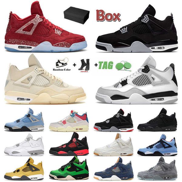 

jorda jorden 4 jorden4s mens womens basketball shoes jumpman 4s iv military black cat manila white oreo denim toro red thunder