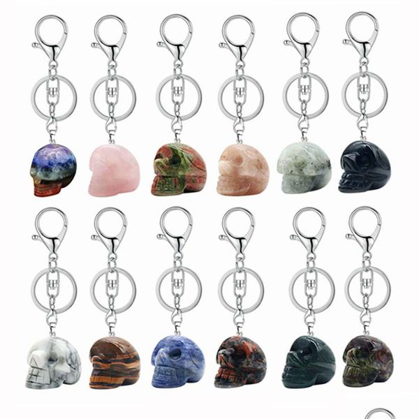 

pendant necklaces natural colorf crystal stone skl pendant rope adjustable necklace for women girl jewelry halloween drop delivery n dhb6y, Silver