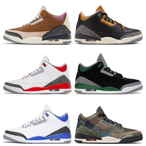 

2023 women mens basketball shoes winterized archaeo brown jumpman fire red black gold desert elephant racer blue retro patchwork camo sports, White;red