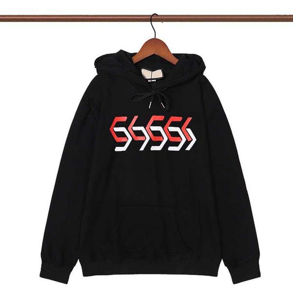 

men hoodie fashion women hoody sweatshirts letter sweater pullover hoodies hip hop sweatshirt loose casual clothing, Black
