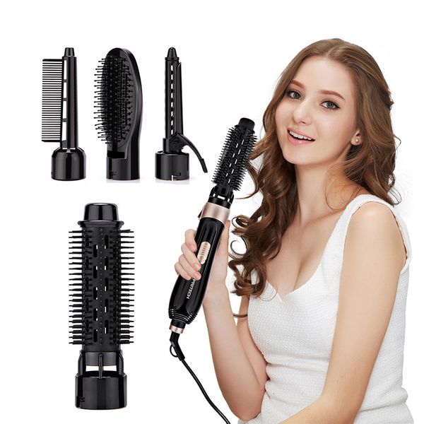 

curling irons electric air styler hair dryer brush one step hair dryer brush rotating 4 in 1 blower round brush 221119