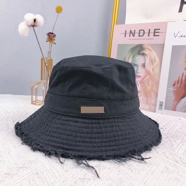 

luxury designer fisherman hats spring summer fall women's wide brimmed hats fisherman's holiday hairline sling sunshade basin hat, Blue;gray