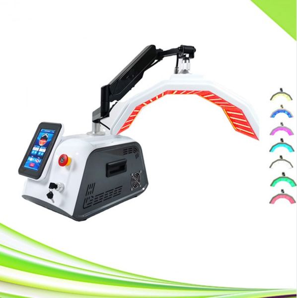 

7 colors pdt led facial masks light therapy machine portable spa 850nm maske 660nm macchina maquina updated halloween smart electric face ac