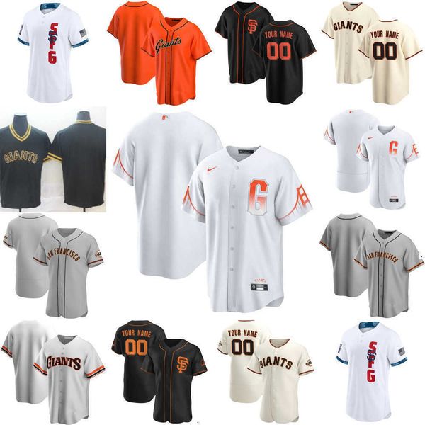 

2023 baseball jerseys 2022 custom jersey mens women youth san francisco''giants''41 wilmer flores 34 kevin gausman 10 ev, Blue;black