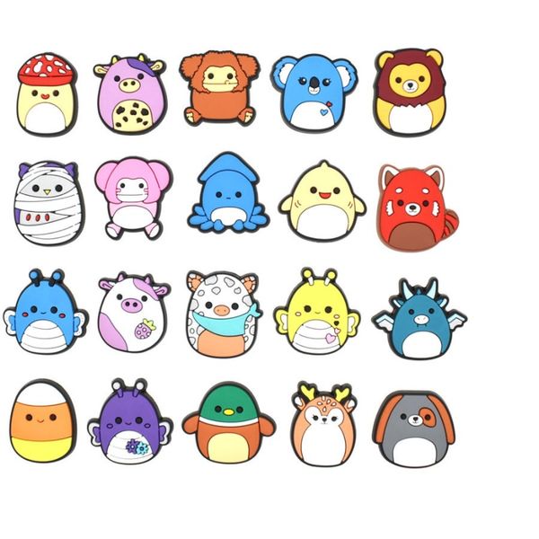 

cute charms shoe pvc cartoon croc decoration buckle accessories clog pins charm buttons lovely, White;pink