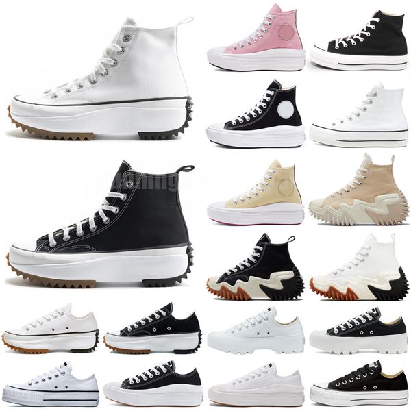 

2023 classic canvas casual shoes platform hi reconstructed slam jam triple black white high low mens women sport sneakers 36-40