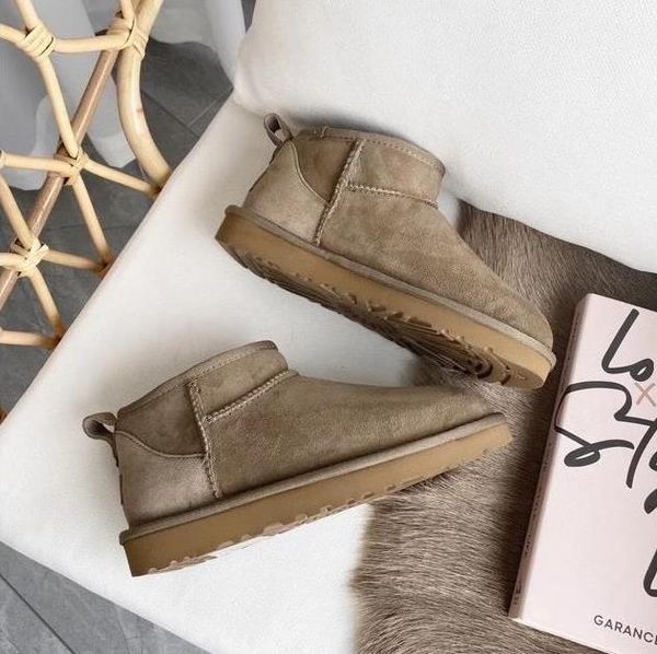 

aus australian classic warm boots womens mini half snow boot usa 585401 winter full fur fluffy furry satin ankle bootss slippers us4-12 sel, Black