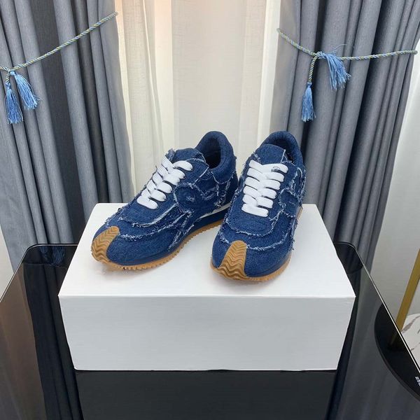 

mens womens lowes luxury casual shoes flow runner in nylon suede lace up sneaker soft upper honey rubber wave sole that curves around 01 vhr, Black
