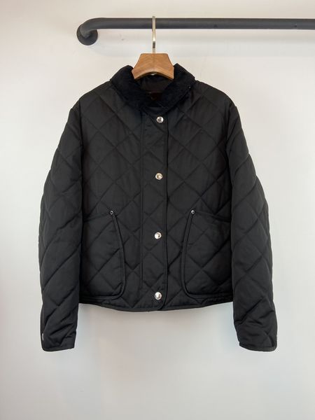 

women's jackets luxury designer designs 2022 autumn and winter new line yarn lingge cotton shirt, Black;brown