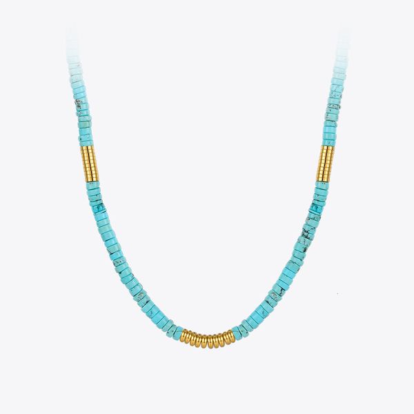 

chokers enfashion natural stone necklace for women chain choker necklaces beach gold color fashion jewelry collar gifts p213249 221121, Golden;silver