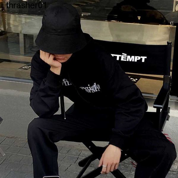 

men's hoodies sweatshirts mm fashion brand branded hoodie sweater couple fashion streetwear hoodie, Black