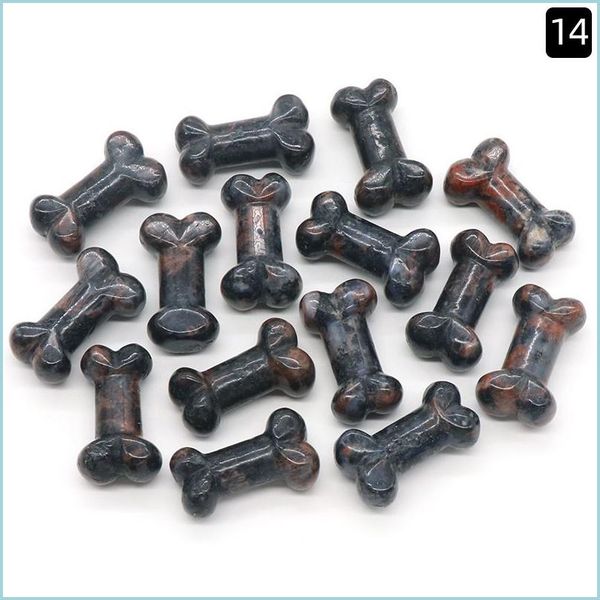 

loose gemstones mini size crystal crafts natural sesame stone crystals carving bones animal gemstones healing stones drop delivery je dhles, Black