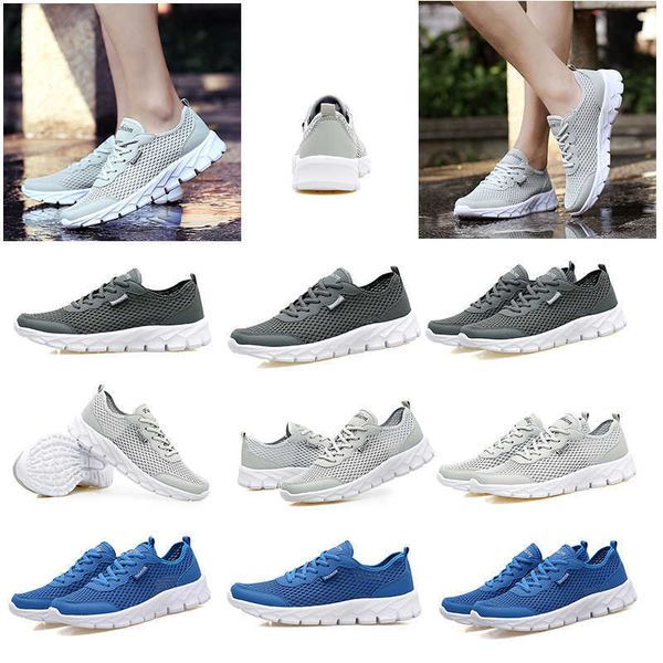 

non-brand for men women running shoes triple black white grey blue comfortable breathable net trainers fashion sport sneakers 36-45