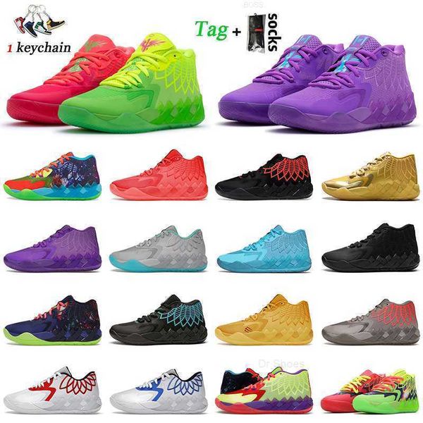 

basketball shoes trainers unc sneakers fashion mens black red blast rick and morty lamelo ball mb.01 2022 queen buzzy city be you galaxy i