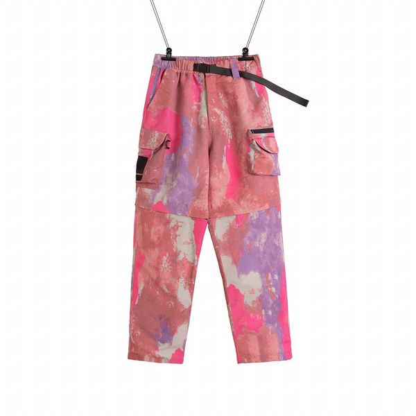 

spring and autumn new men's and women's pants removable shorts limited co branded original materials can be paired with the same v, Black