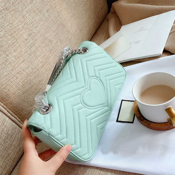 

designer luxury new style marmont shoulder bags women fashionbag168 gold chain cross body bag pu leather handbags purse female messenger