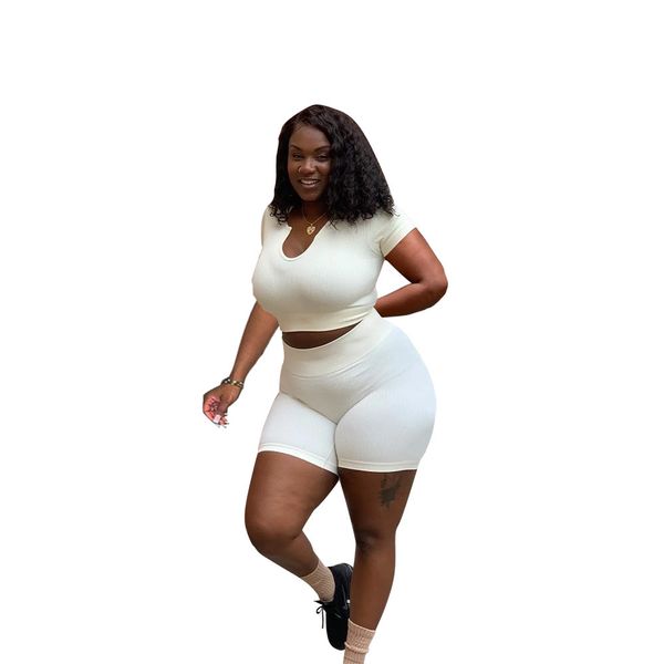 

european and american women's street hipster fashion casual print swimsuit two-piece set, White