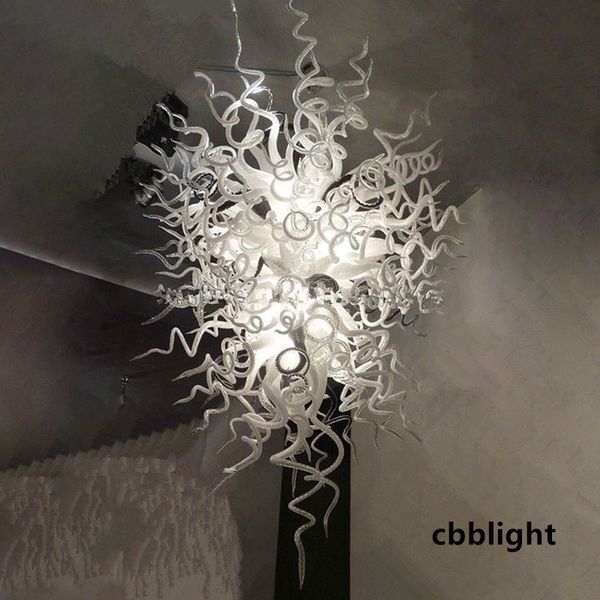 

rustic popular pendant lamps white color 32x48 inches hand blown glass chandelier with led light source borosilicate murano style glass conc