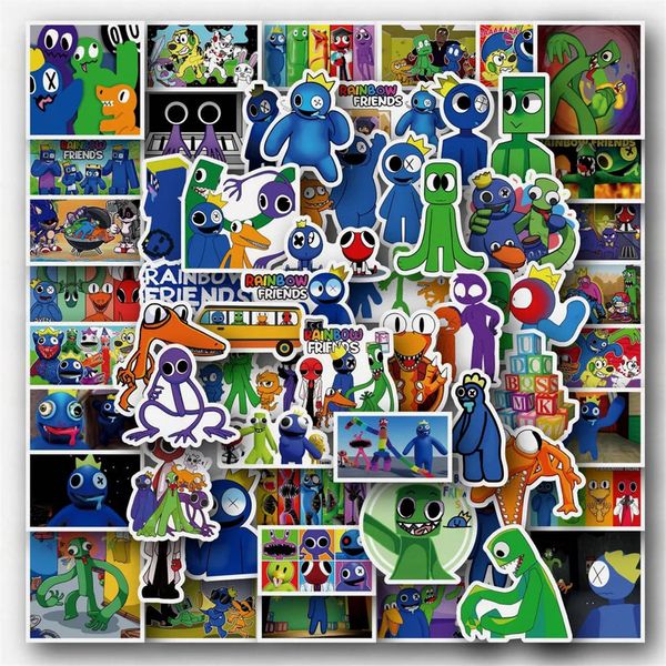 

60pcs cartoon friends stickers non-random for car bike luggage sticker lapskateboard motor water bottle snowboard wall decals kids gifts