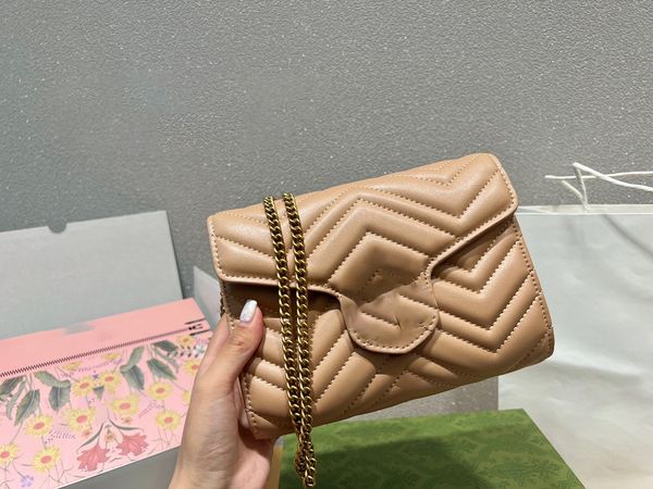 

luxury tote brand shoulder bag crossbody handbag genuine leather designer messenger bags 5a quality cattlehide womens fashion woc gold chain