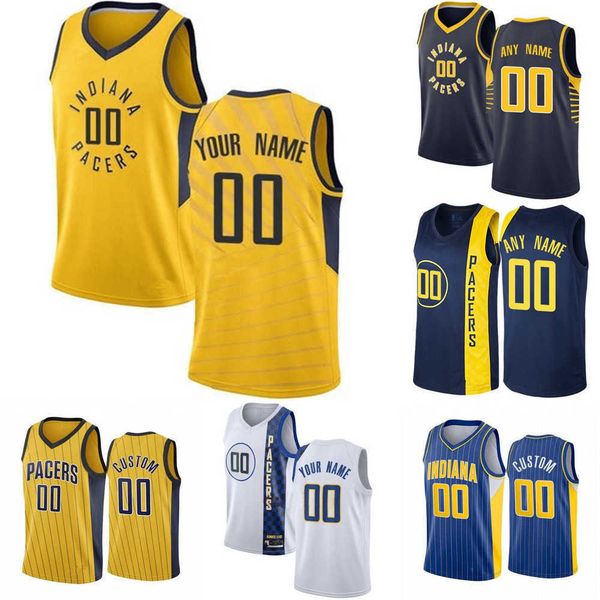

basketball jersey indiana''pacers''custom mens womens youth jalen 25 smith t.j. 9 mcconnell daniel 27 theis oshae 12 bri, Black;red