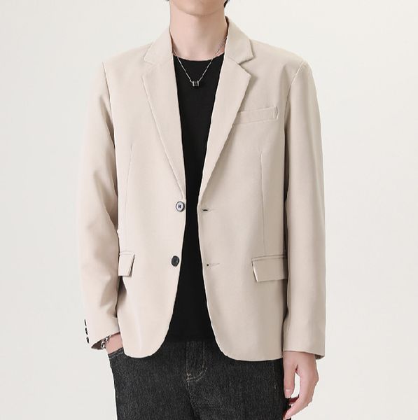 

men's suits blazers slim little suit men's casual coat youth fashion versatile solid color suit men's work clothes 221121, White;black