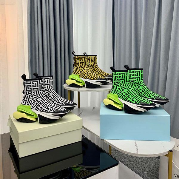 

knit bullet boots men women designer casual shoes unicorn fashion outdoor sport shoes space cotton metaverse sneakers trainers runner shoe 3