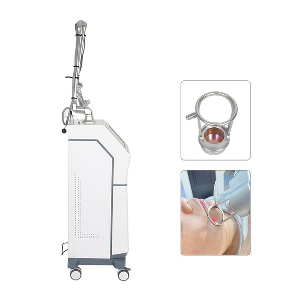 

skin repaired co2 laser fractional machine vertical 1060 nm wavelength for vaginal stretch marks removal face lift skin rejuvenation safety, Black