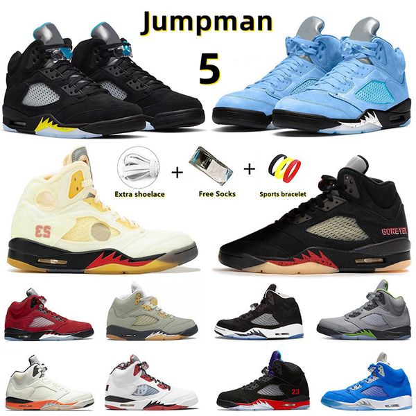 

jumpman 5 5s mens basketball shoes unc university blue aqua oreo racer blue bluebird easter og black metallic men women trainer outdoor spor