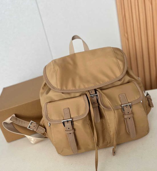 

prad bags classic style mini bag re-nylon exterior backpacks functionality multi-pocketed drawstring closure universal cute multi purpose fu