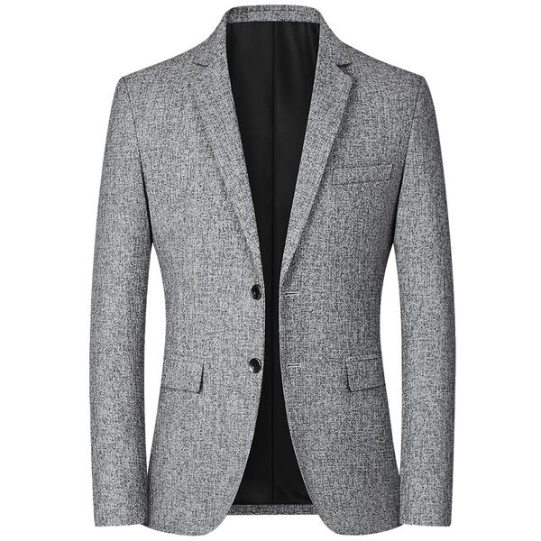 

blazer men's casual suit spring thin middle-aged single suit daddy no-coat, White;black