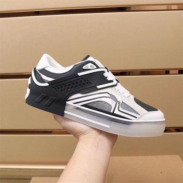 

2022 the latest men's sports shoes in simple and fashionable comfortable breathable light on upper foot classic versatile dress shoes s, Red;white